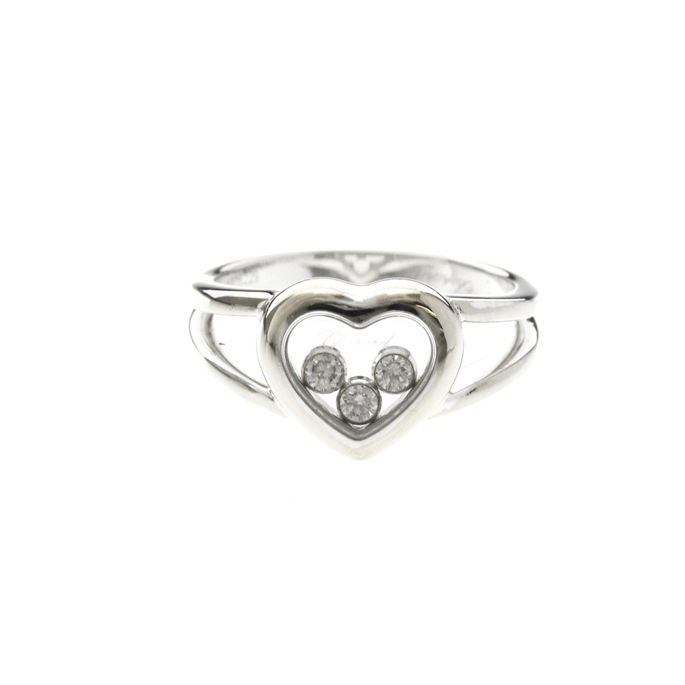 CHOPARD 18k Silver Diamond Ring